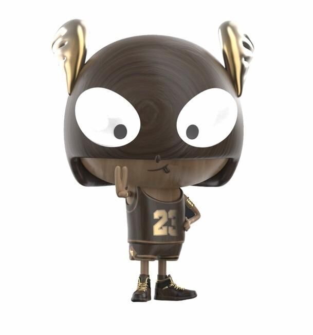 Edgar Plans x NBA 75th x NBA Wooden Sculpture 限量木雕