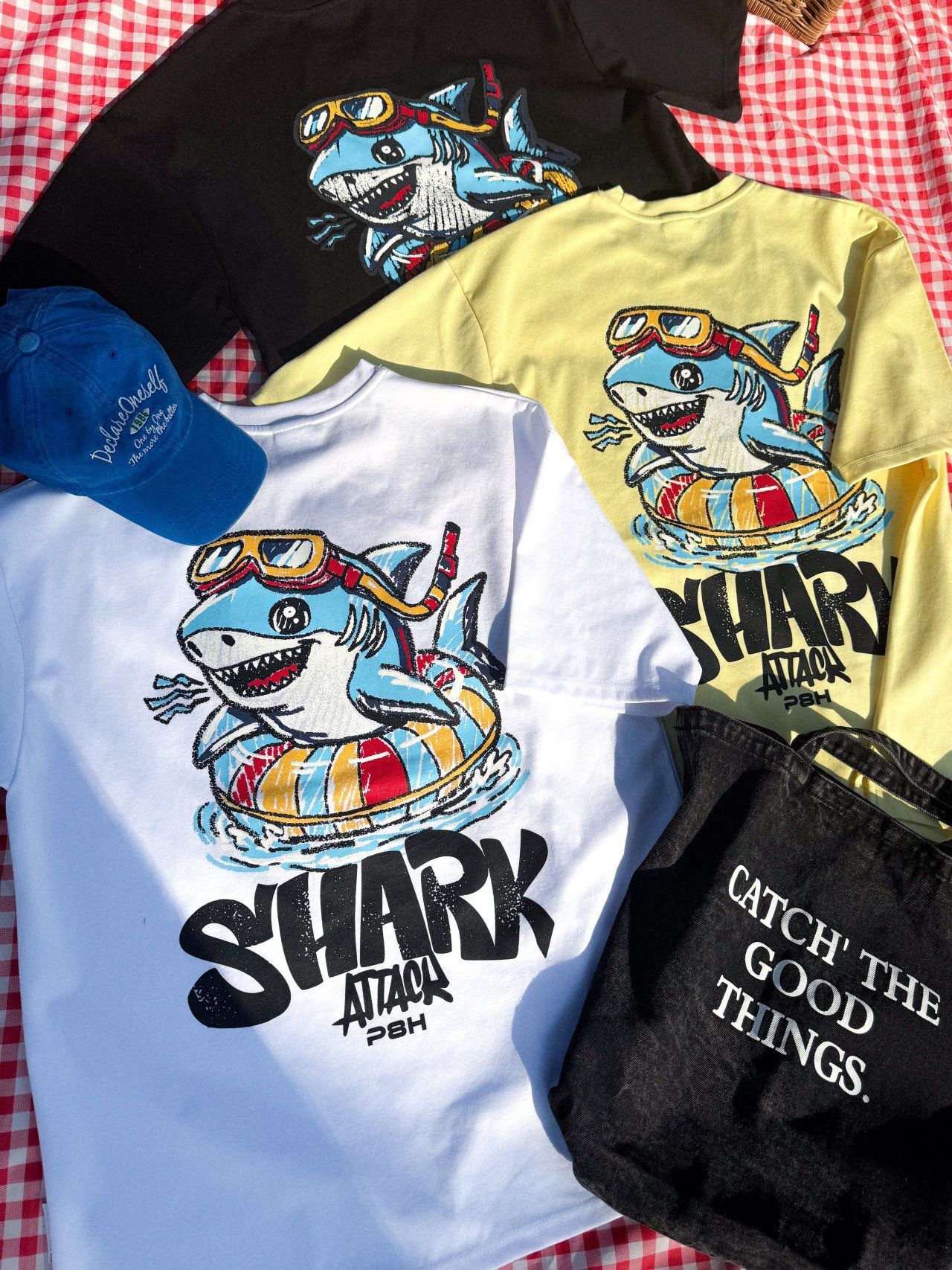 英文字圖案短袖Tee PLUS82HIYA-147T