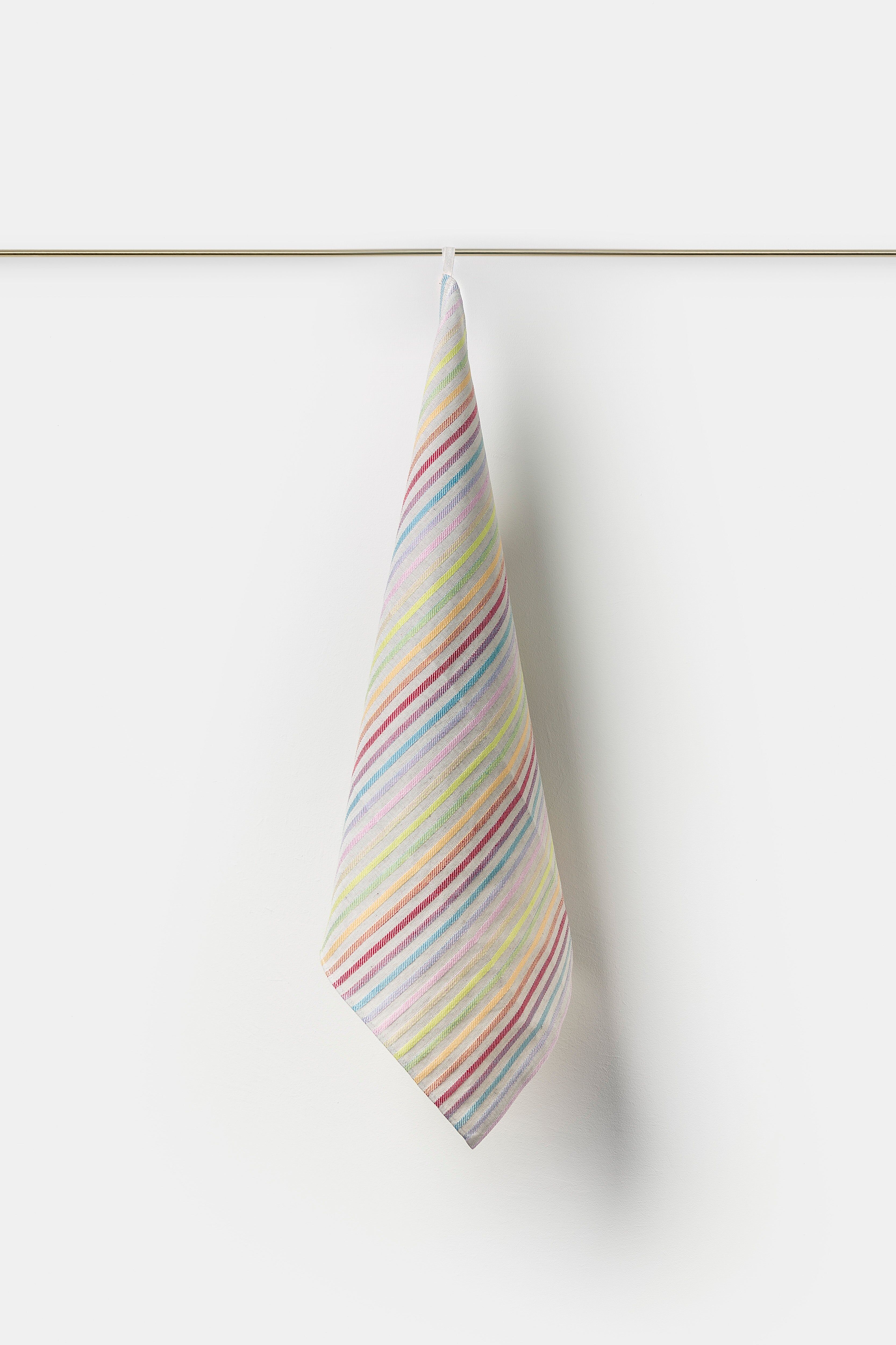 Riga Gabry 茶巾＿岩色/多彩條紋