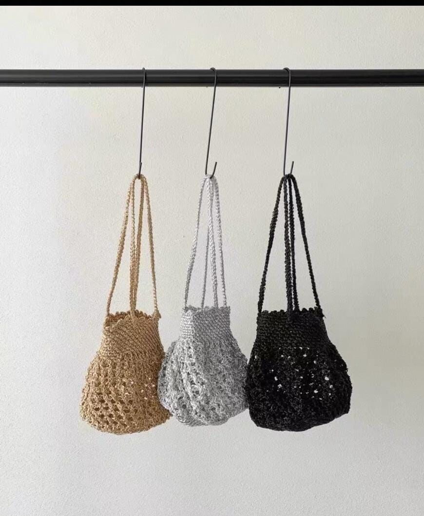 BG4301 全人手編織夏日肩背包