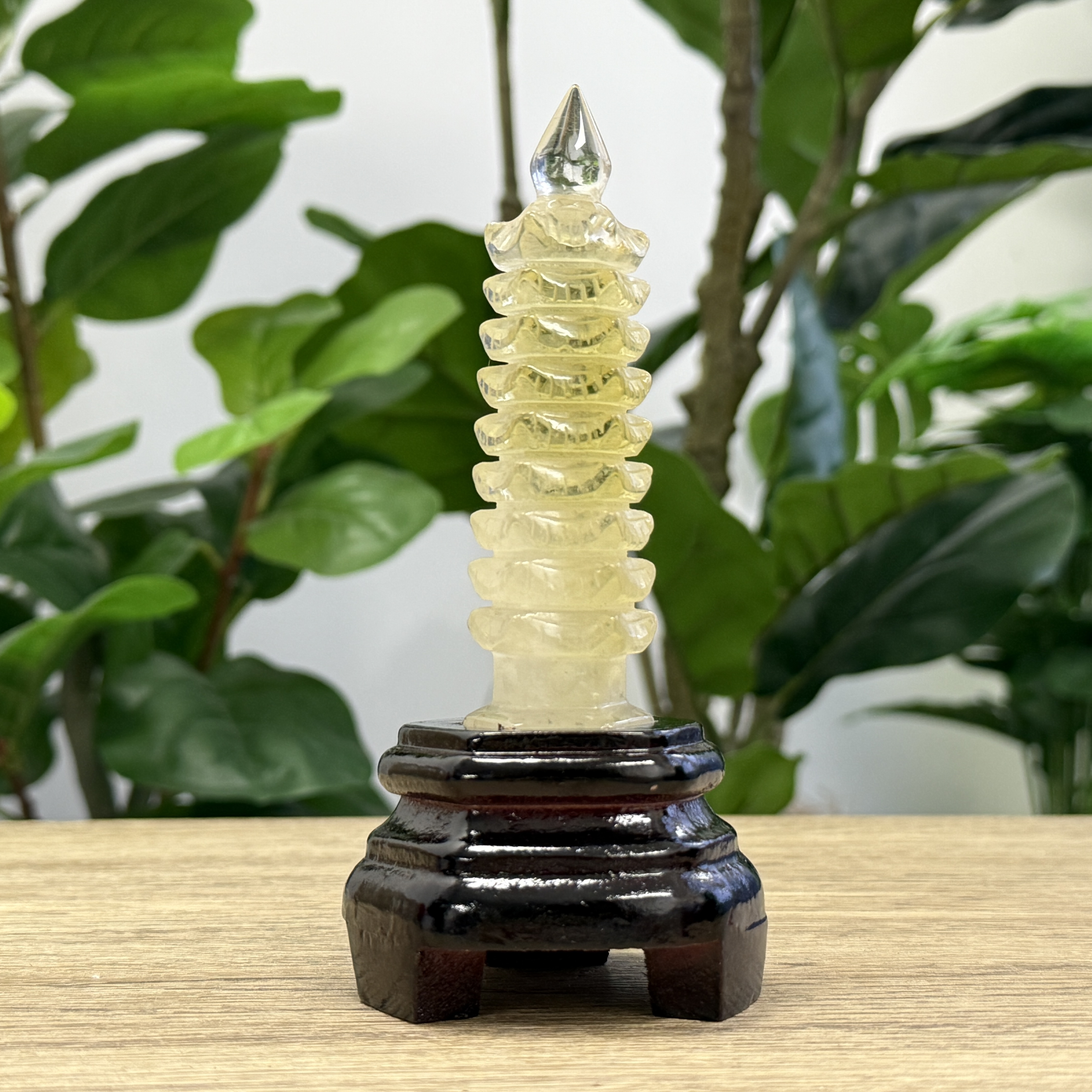 黃水晶文昌塔 14cm C1704