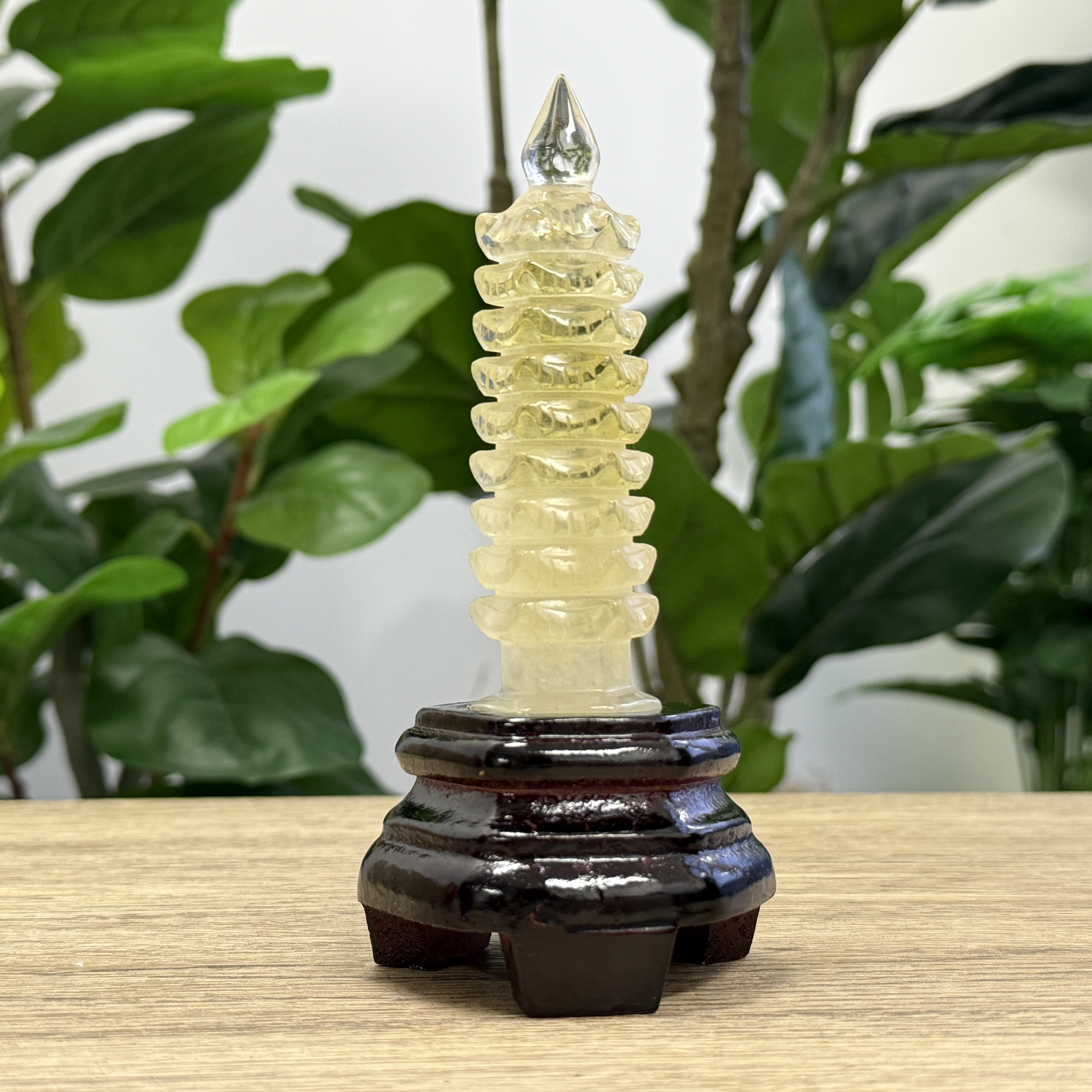 黃水晶文昌塔 14cm C1704