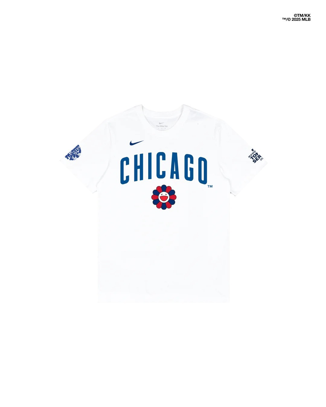 MLB短袖 Takashi Murakami X Chicago Cubs 村上隆 X 芝加哥小熊 白 聯名款 東京賽 開幕戰 Nike Tee 全新