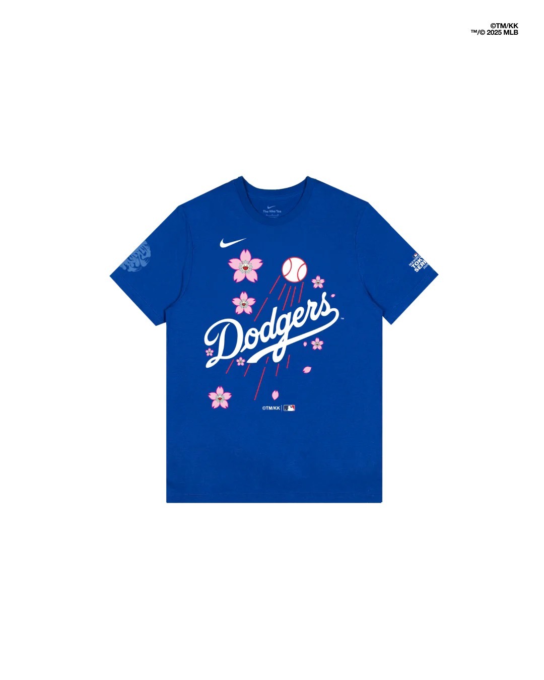 MLB短袖 Takashi Murakami X Los Angeles Dodgers 村上隆 X 洛杉磯道奇 藍 聯名款 東京賽 開幕戰 Nike Tee 全新