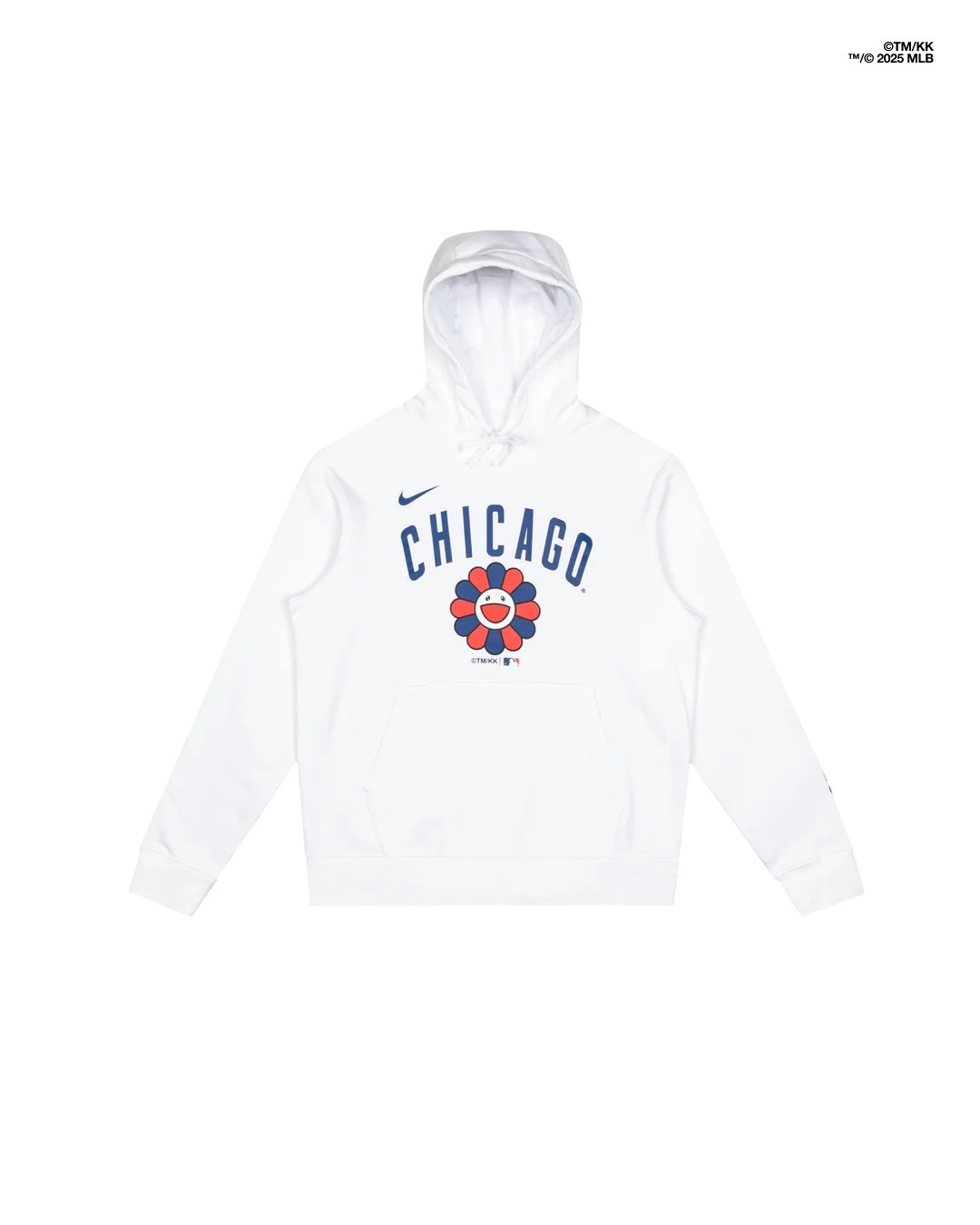 MLB連帽上衣 Takashi Murakami X Chicago Cubs 村上隆 X 芝加哥小熊 白 連帽上衣 聯名款 東京賽 開幕戰 Nike Hoodie 全新