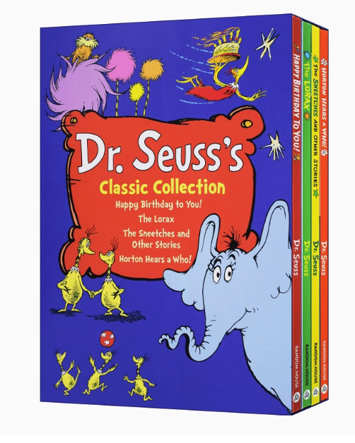 Dr. Seuss's Classic 4-Book Boxed Set Collection
