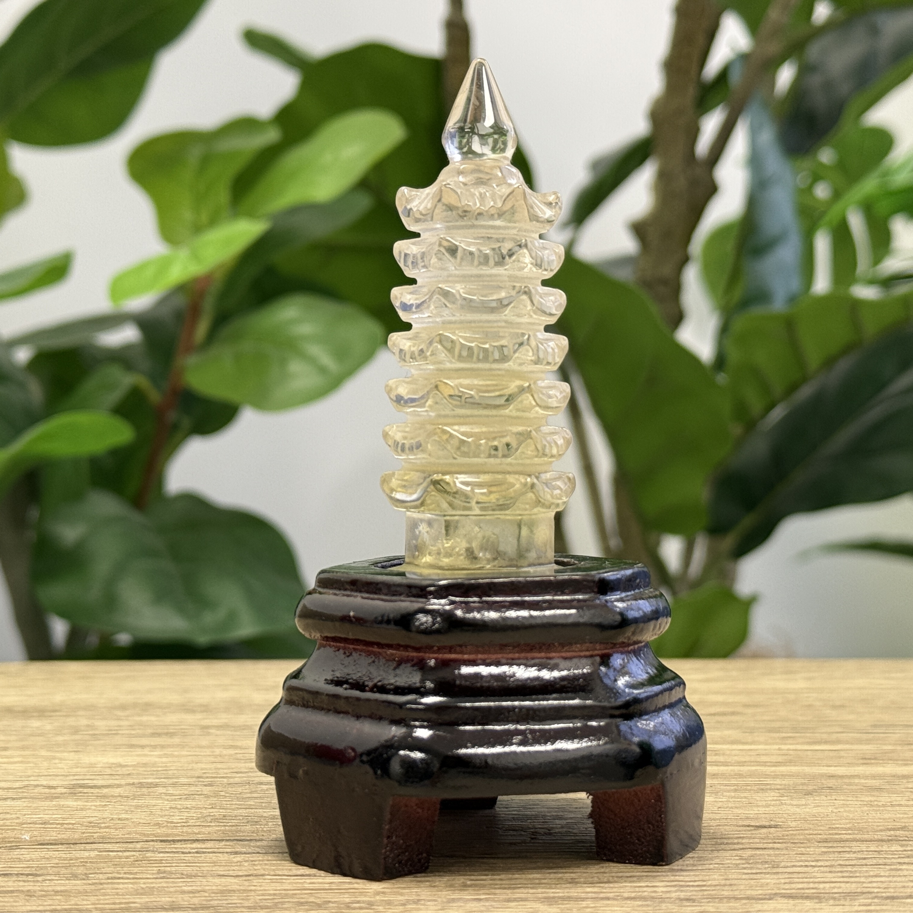 黃水晶文昌塔 13cm C1706