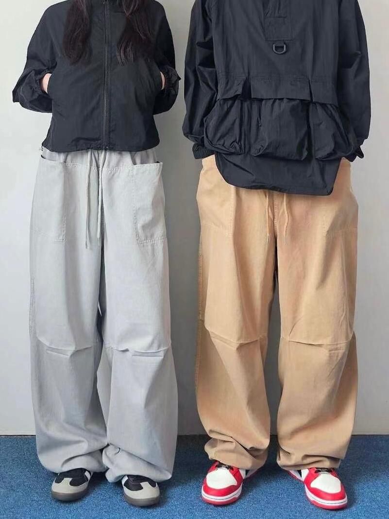 淨色鬆身褲 F&c-068P