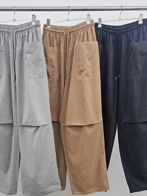 淨色鬆身褲 F&c-068P