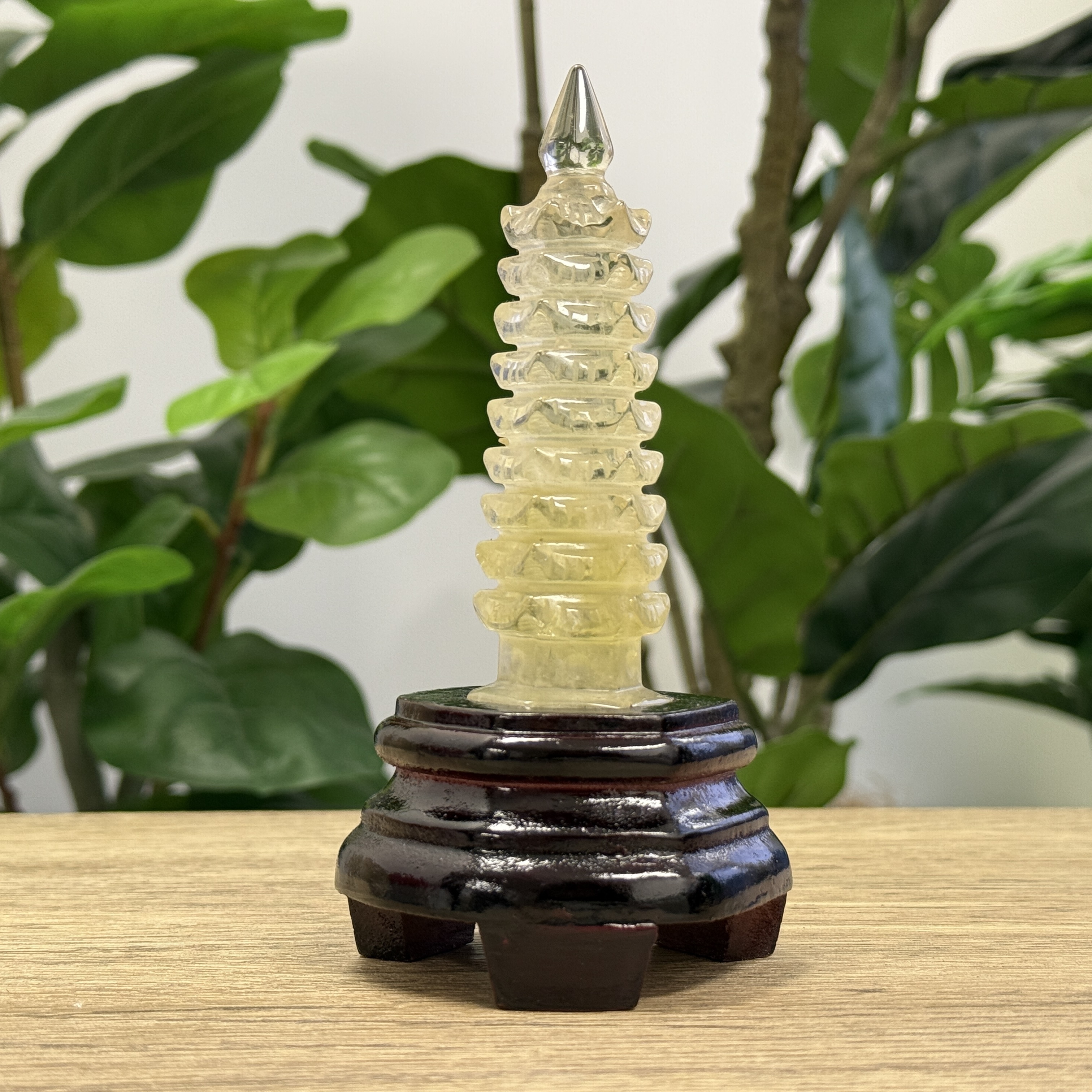黃水晶文昌塔 15cm C1707
