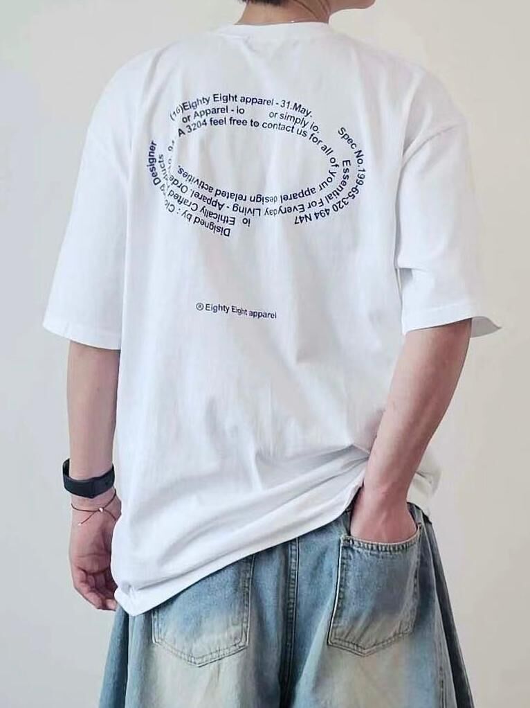 英文字短袖Tee F&c-070T