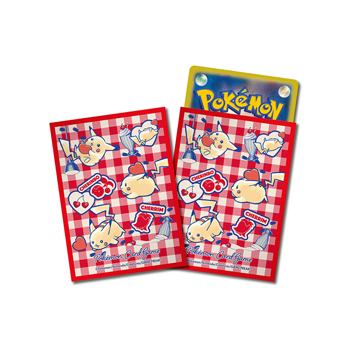 Pokemon Card Game 卡套 皮卡丘與心 (紅色) ピカチュウとハート【レッド】