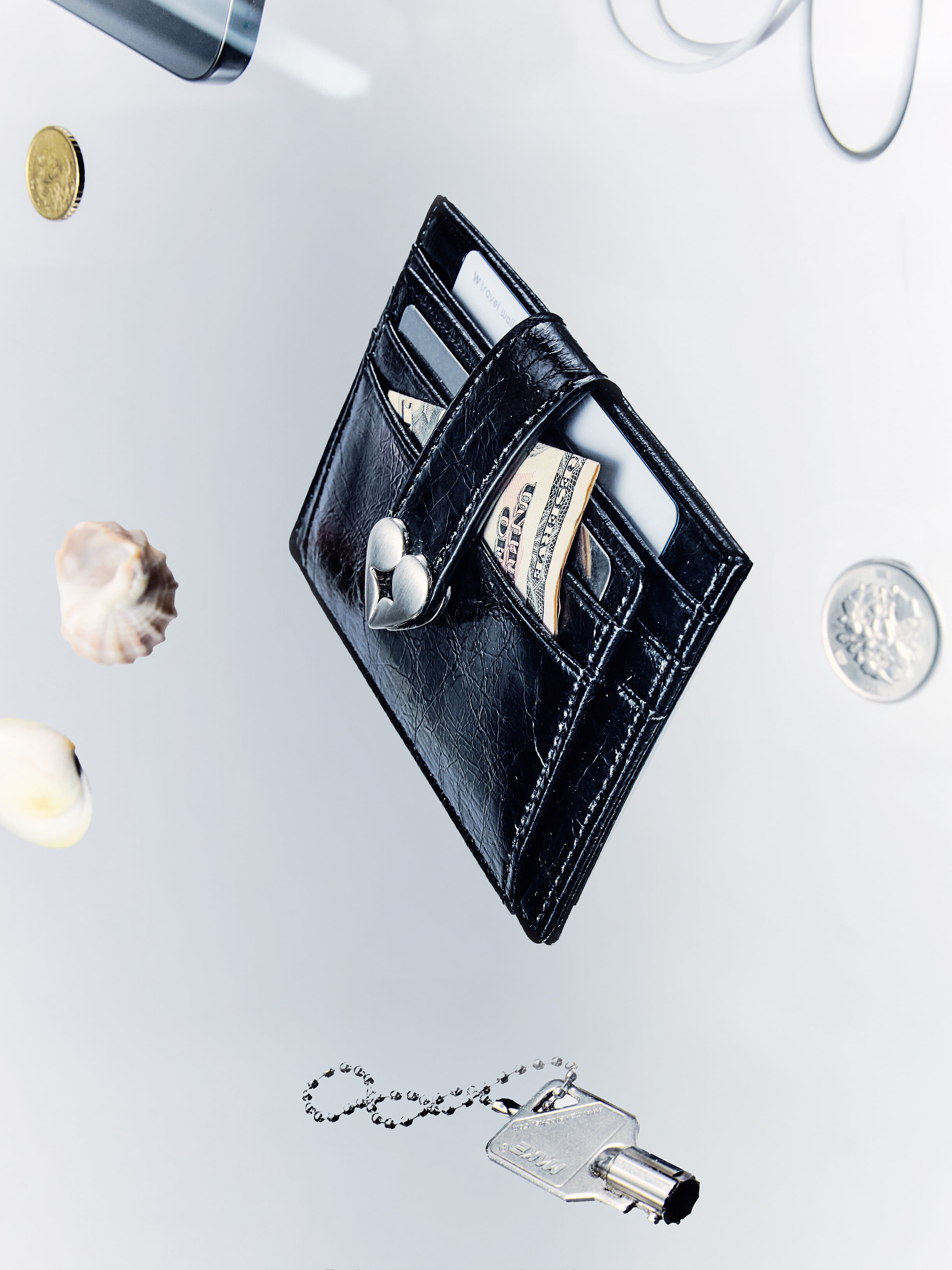 fennec - HEARTY BRIDGE POCKET MINI (BLACK)