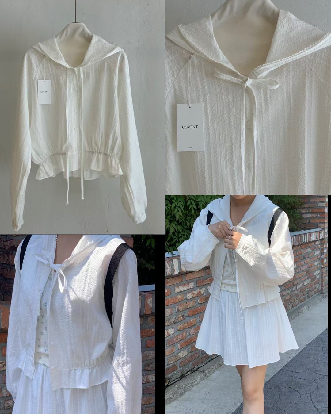 預 購 產 品 丨韓國女裝 -夏日氣質透薄外套 Made In Korea（ 預計兩星期後發貨 ）