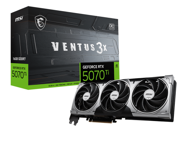 微星 RTX5070TI 16G VENTUS 3X OC