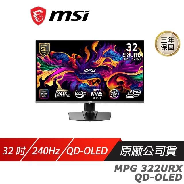 微星 MPG 322URX QD-OLED