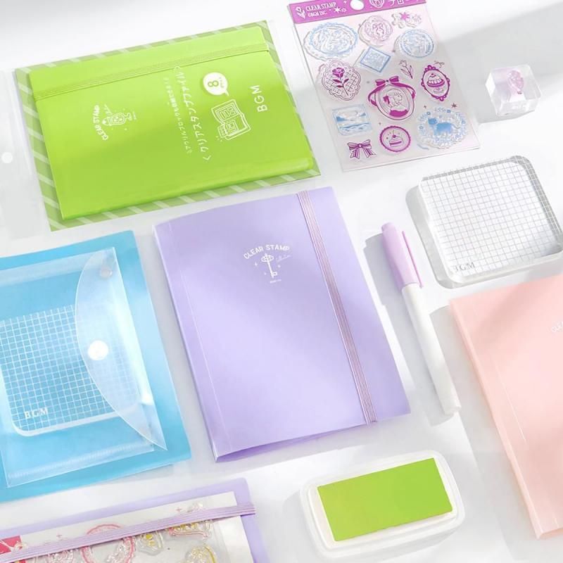 【BGM】+Clear Stamp 透明印章專用收納簿