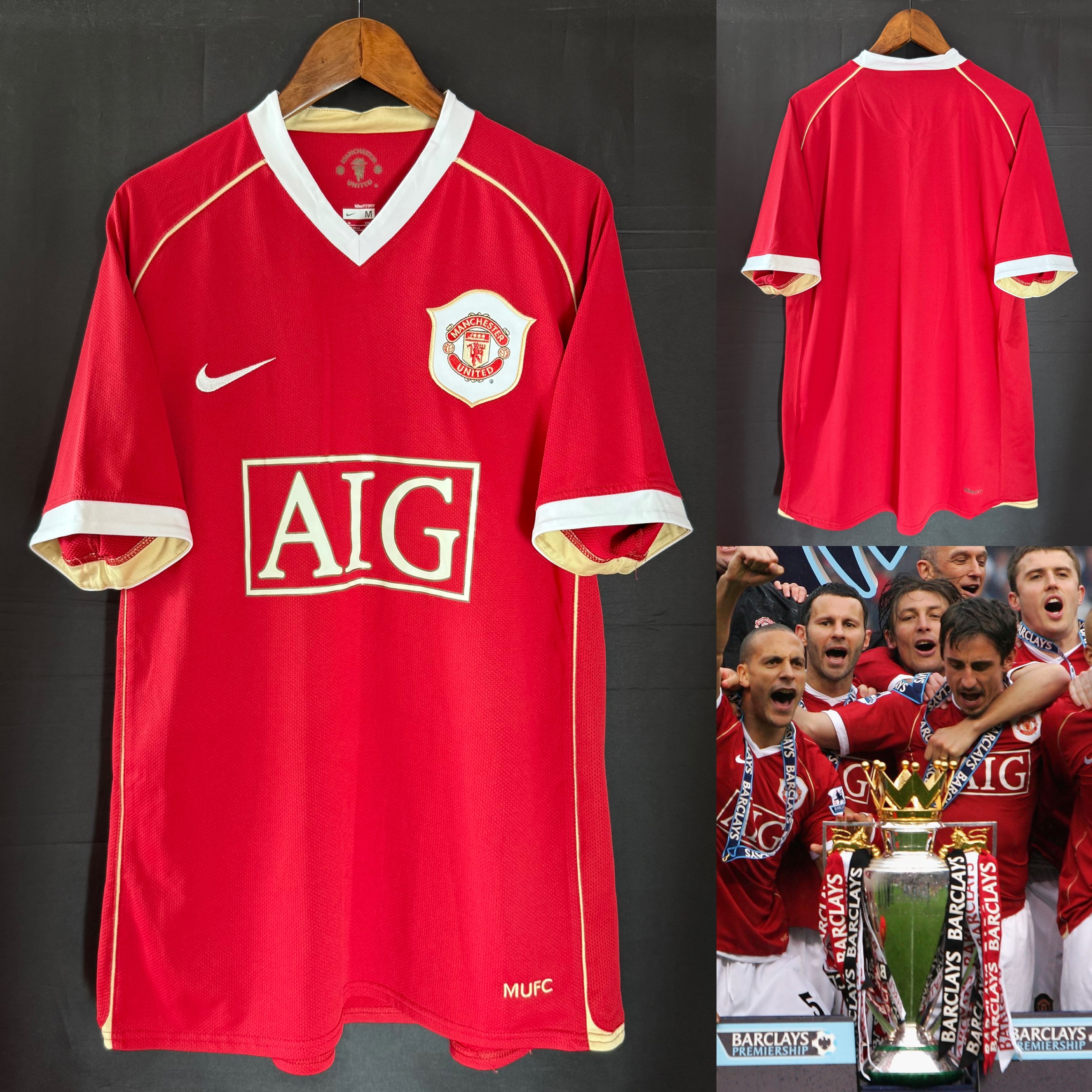 曼聯 2006-2007 Nike 主場球衣