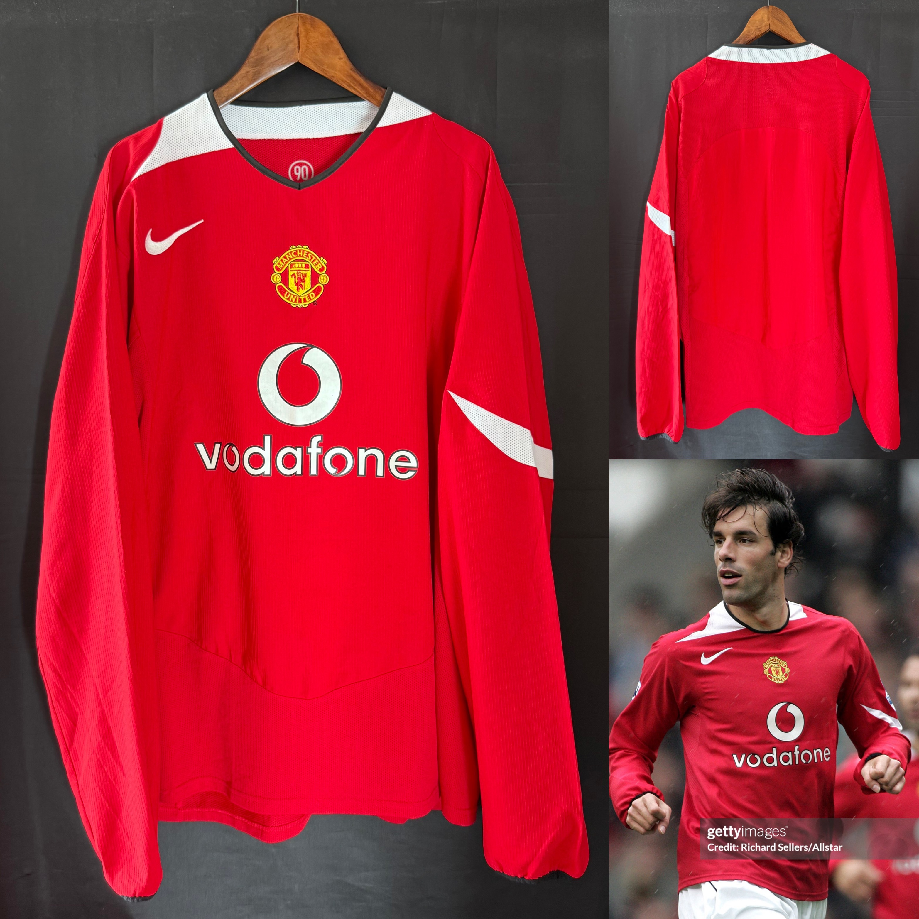 曼聯 2004-2006 Nike 主場長袖球衣