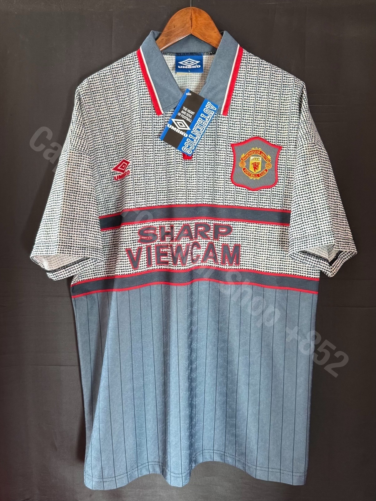 (全新有牌) 曼聯1995-1996 Umbro 作客球衣