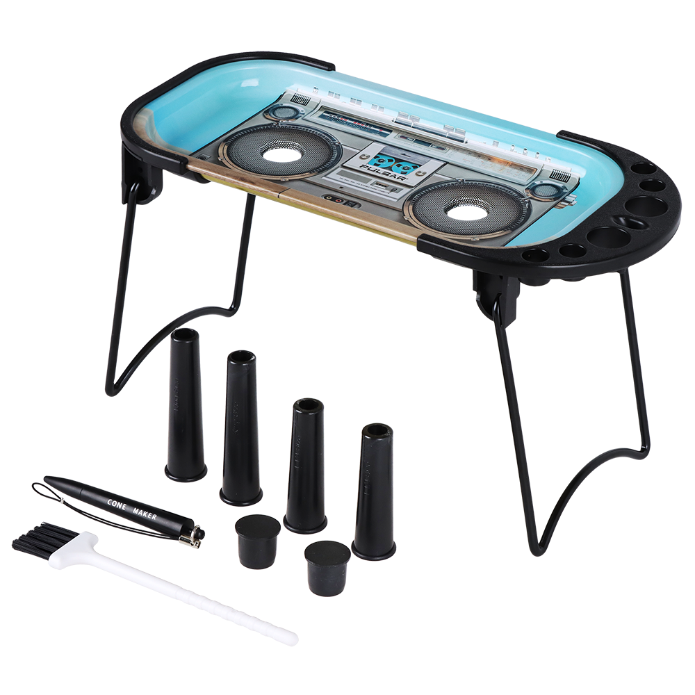 PULSAR ELEVATED CONE ROLLING TRAY CONSOLE