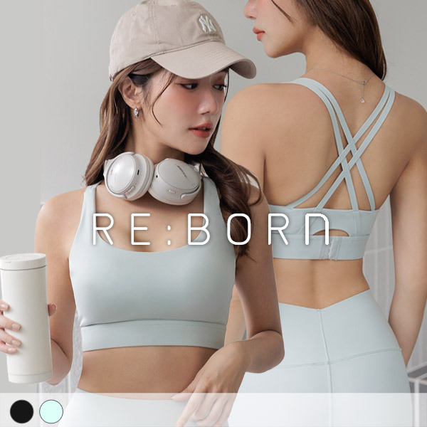 快感視線。交叉美背無鋼圈運動內衣 A.B.C.D.E罩