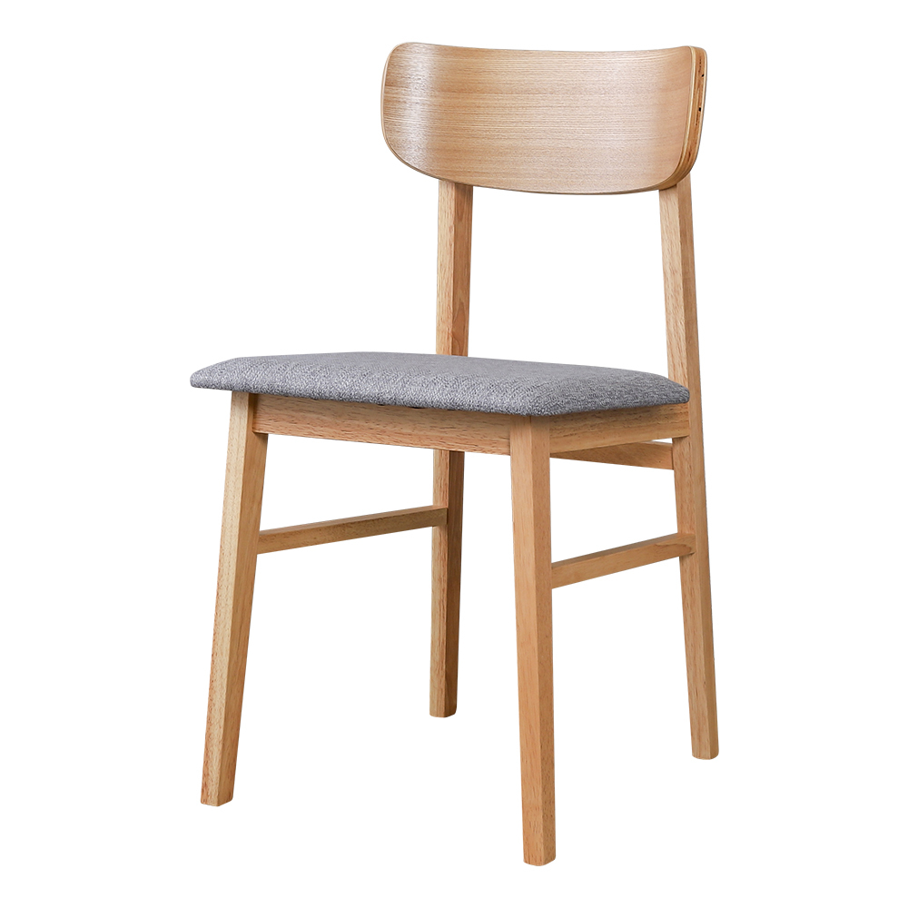 森雅灰色布面實木餐椅/單椅/休閒椅/洽談椅/商業椅