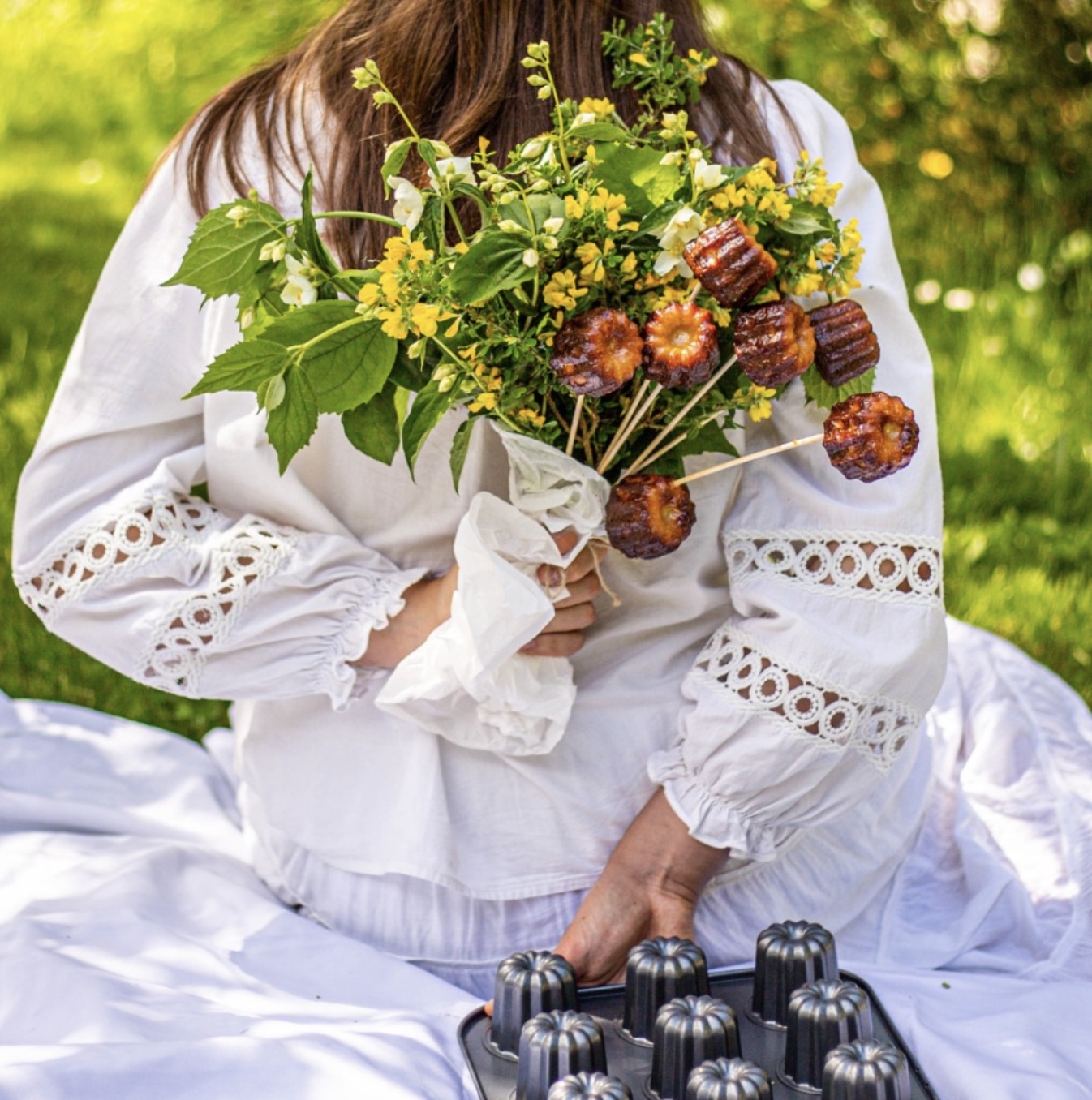 可麗露不沾12格烤盤 (非鋁合金內層)