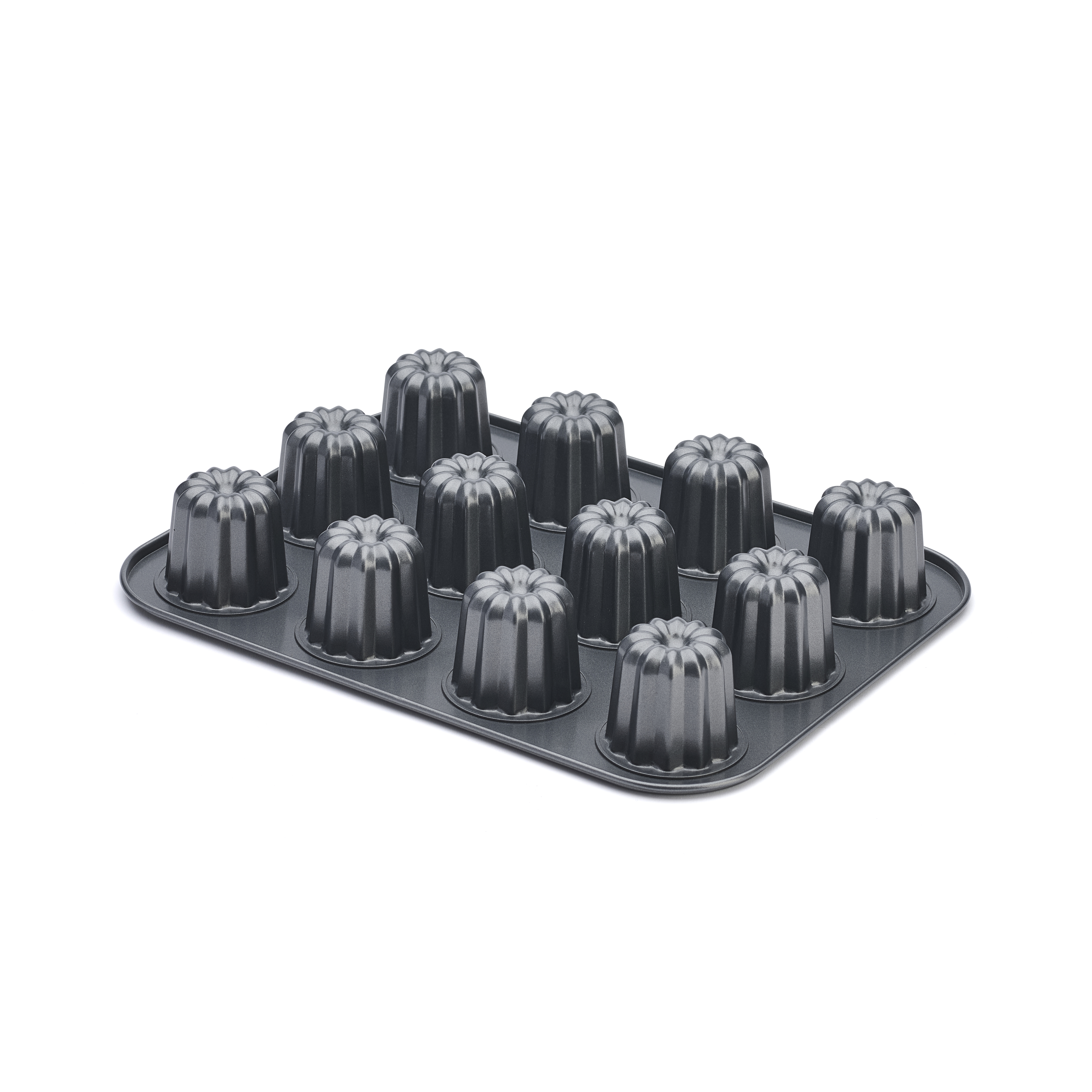 可麗露不沾12格烤盤 (非鋁合金內層)