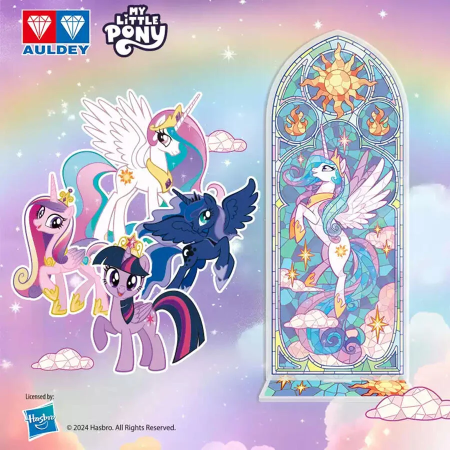 彩虹小馬彩窗系列壓克力擺件 (隨機出貨)