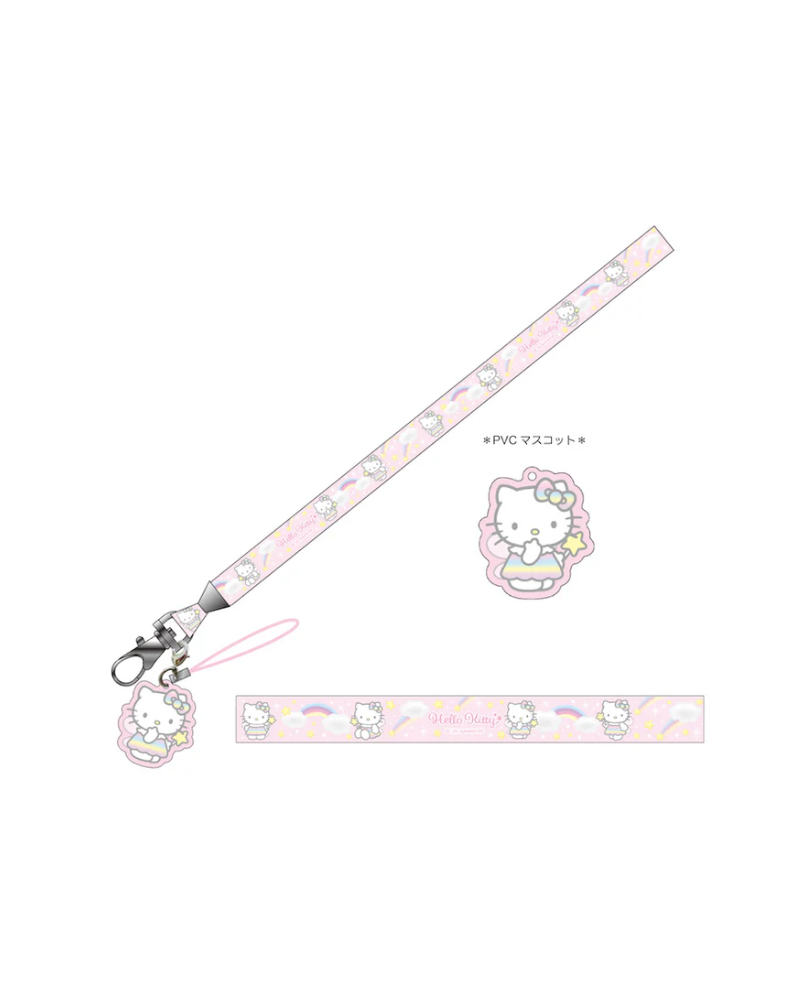 Hello Kitty 仙女鎖匙扣連掛頸繩