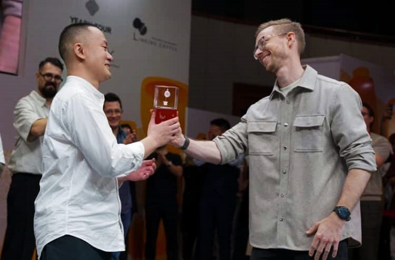 彭近洋獲得2025 世界盃沖煮大賽（World Brewers Cup）的冠軍