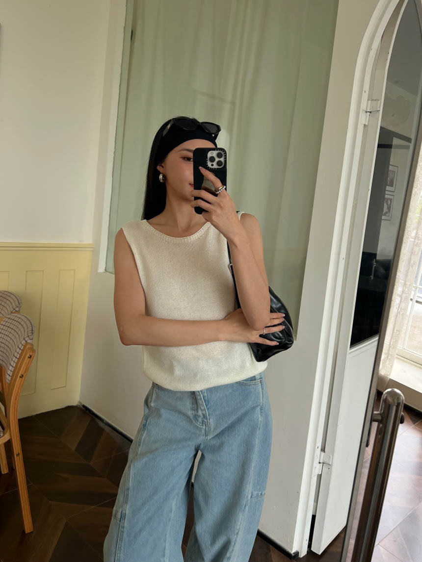 粗條坑紋背心*5色