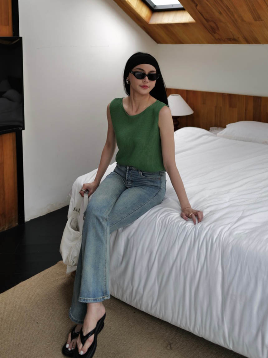 粗條坑紋背心*5色