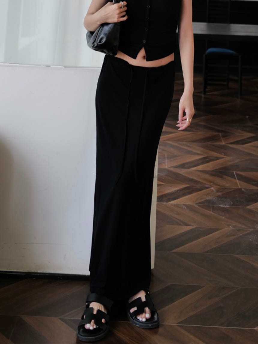 低腰彈力休閒裙*2色