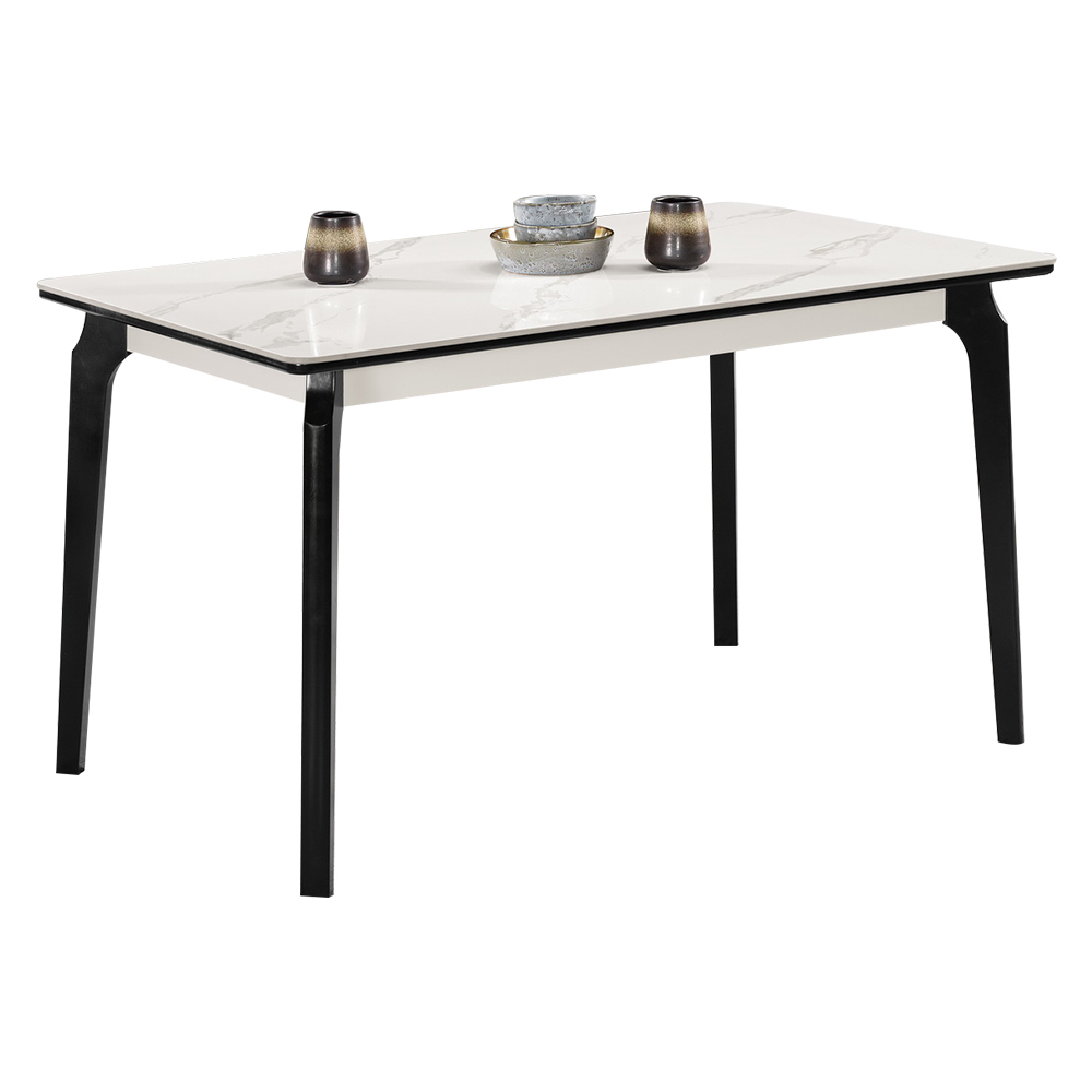 傑司4.3尺工業風岩板餐桌/休閒工作桌