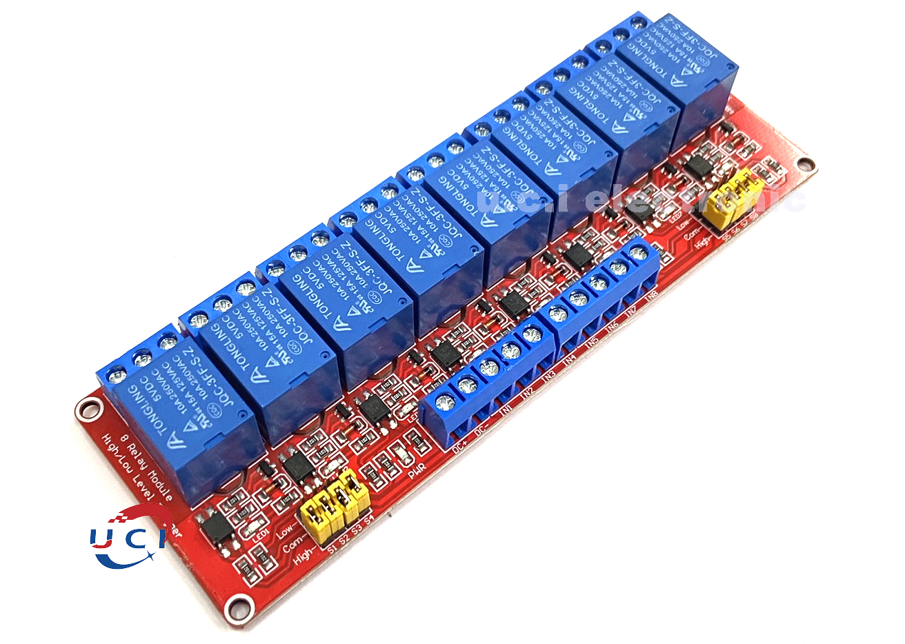 【UCI電子】(Y-3) 帶光耦 8路繼電器 8路繼電器模組 繼電器控制板 繼電器輸出