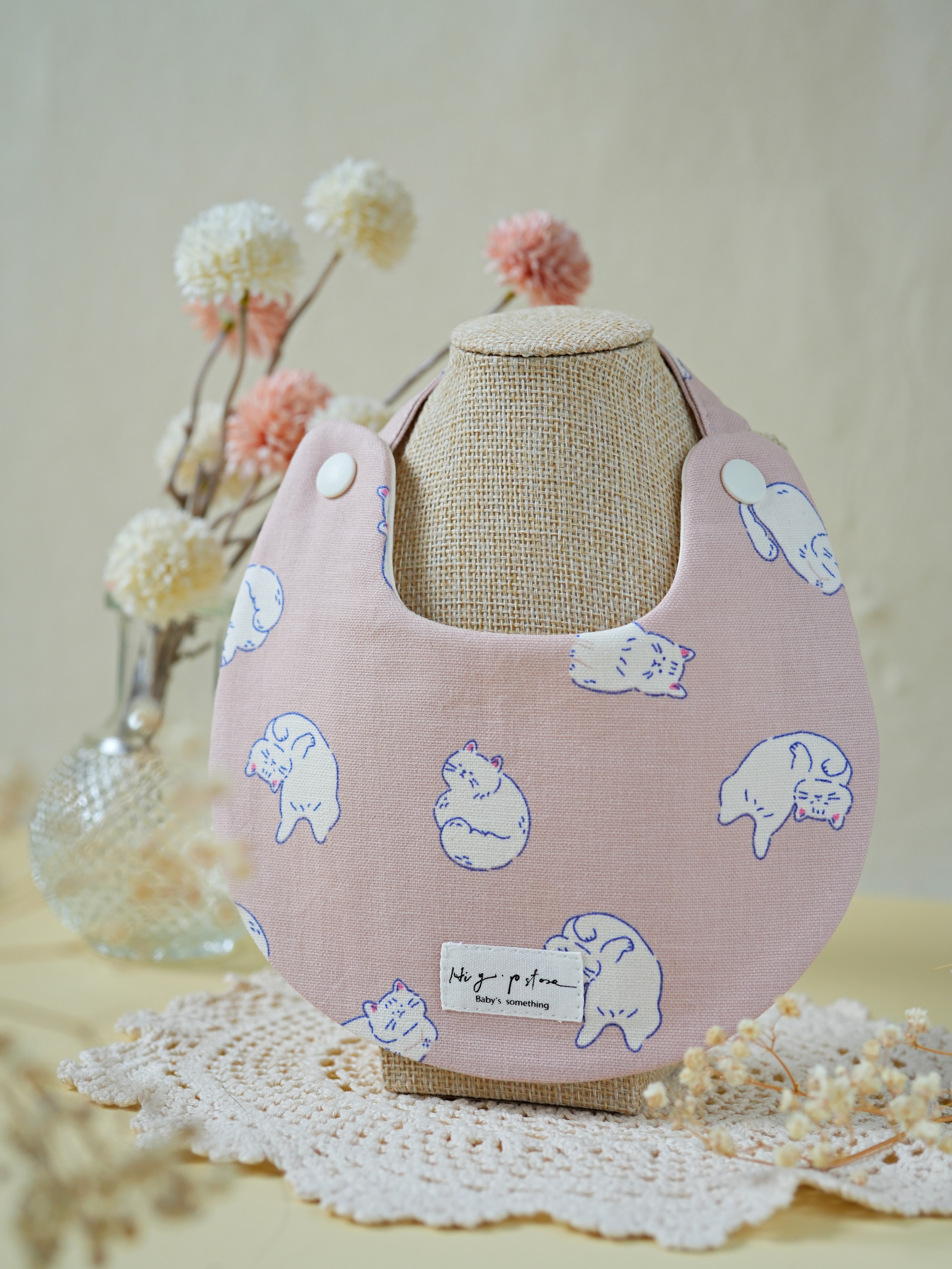 Hi Y.P store-手作圍兜-貓咪夢境