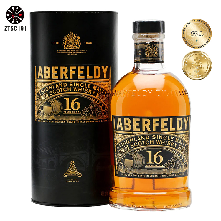 Aberfeldy 16 Years Highland Single Malt Whisky (禮盒)