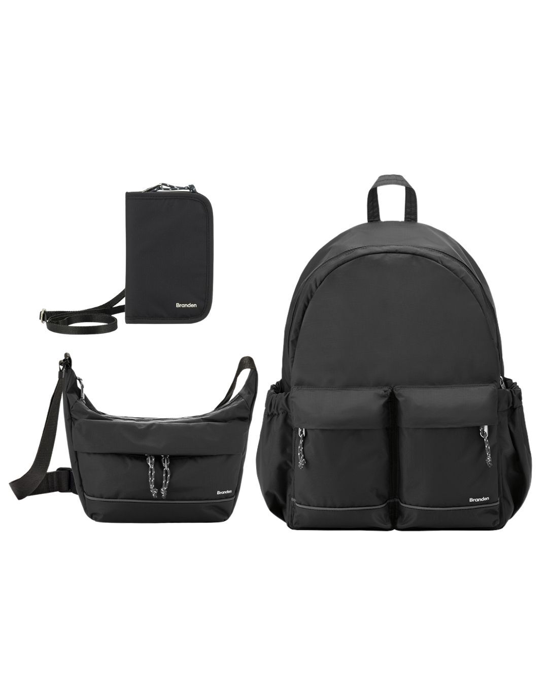 [Branden Safe]  FULL SET 背包+ 斜孭袋 mini +護照卡片袋套裝 🔥