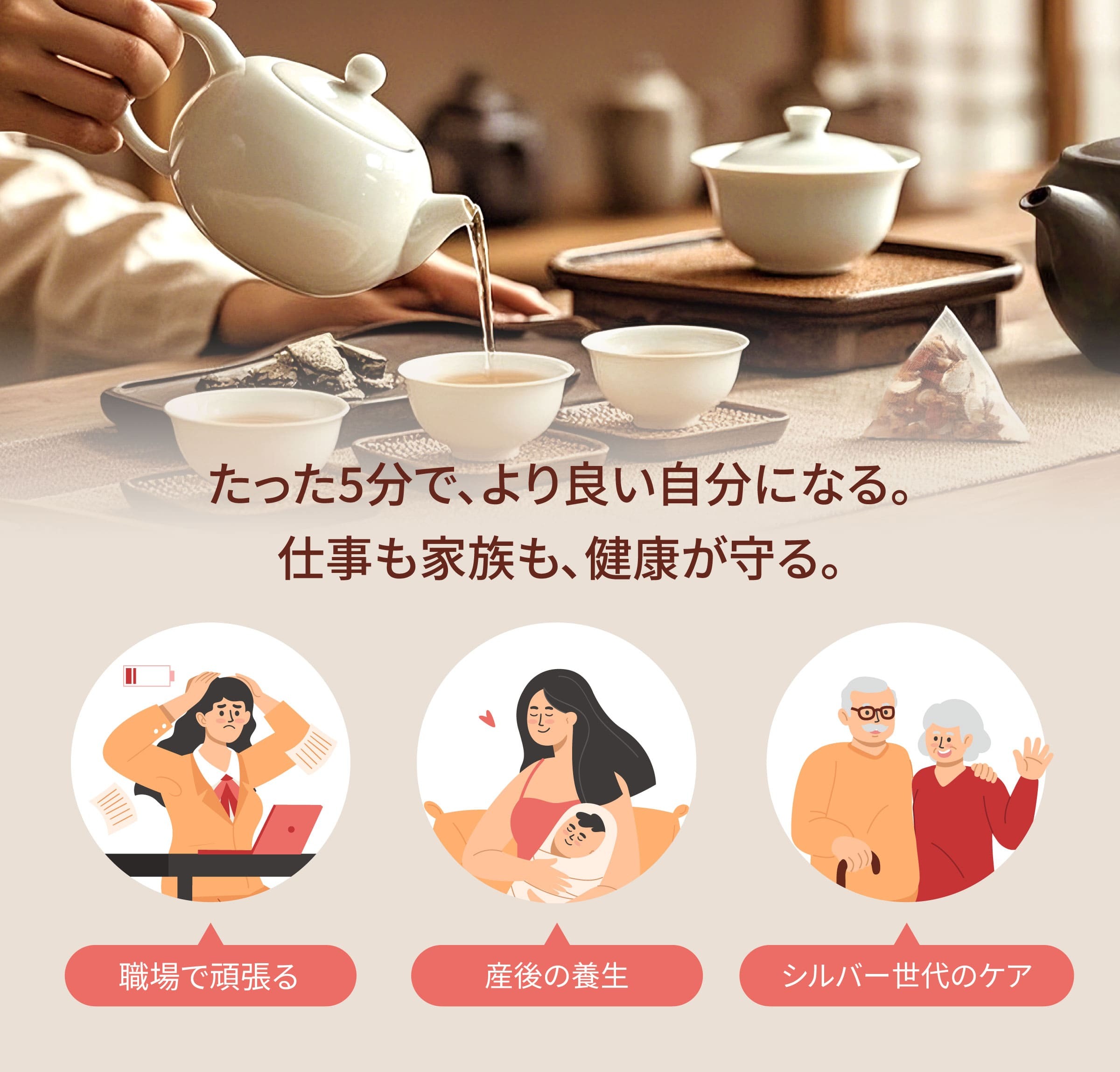 Dengyi 杜仲茶(とちゅうちゃ) のターゲット