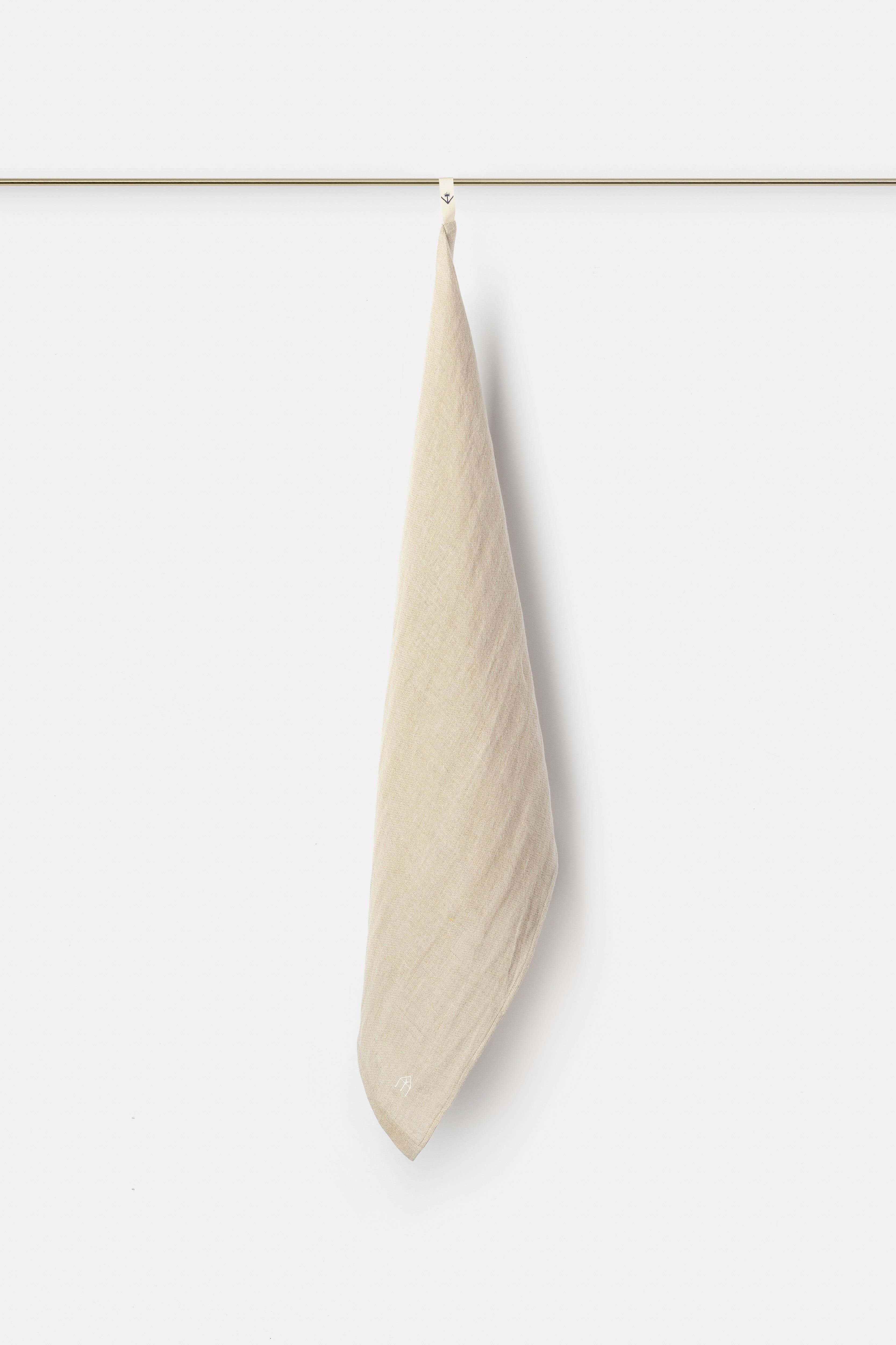 Casa 亞麻茶巾＿純白