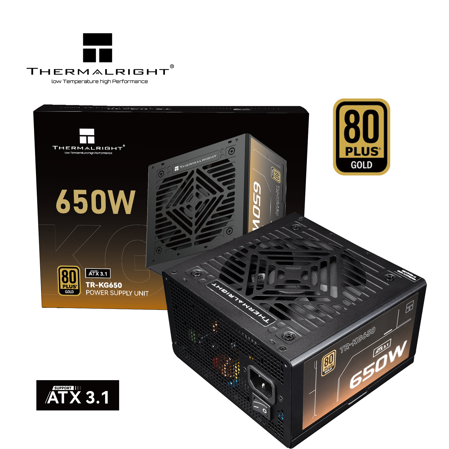 Thermalright KG650-ATX3.1 Gold 電源供應器 火牛