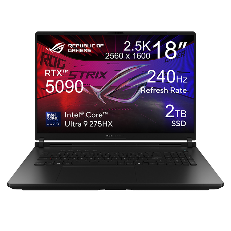 ASUS ROG Strix Scar 18 18" (240Hz, Intel Ultra 9-275HX, 64GB, 1TB+1TB SSD, RTX5090) G835LX-SA176W