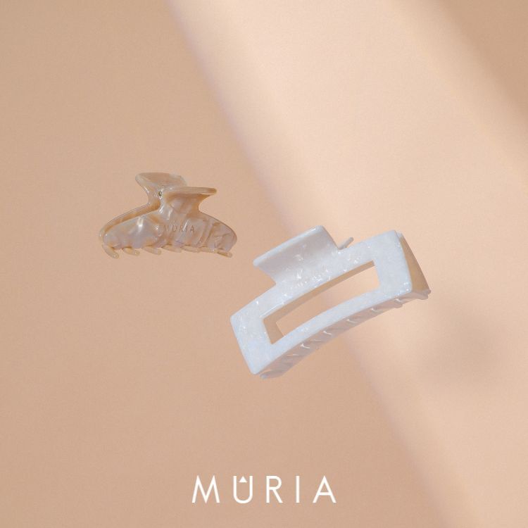 <新品上市> MÛRIA 雙夾組｜方形大抓夾＋半圓小抓夾