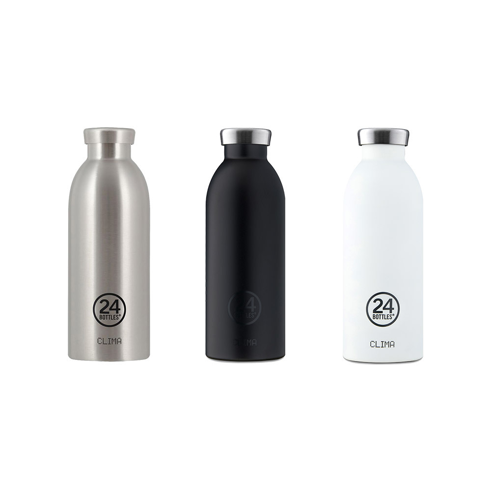 義大利 24Bottles 不鏽鋼雙層保溫瓶 500ml / 經典系列