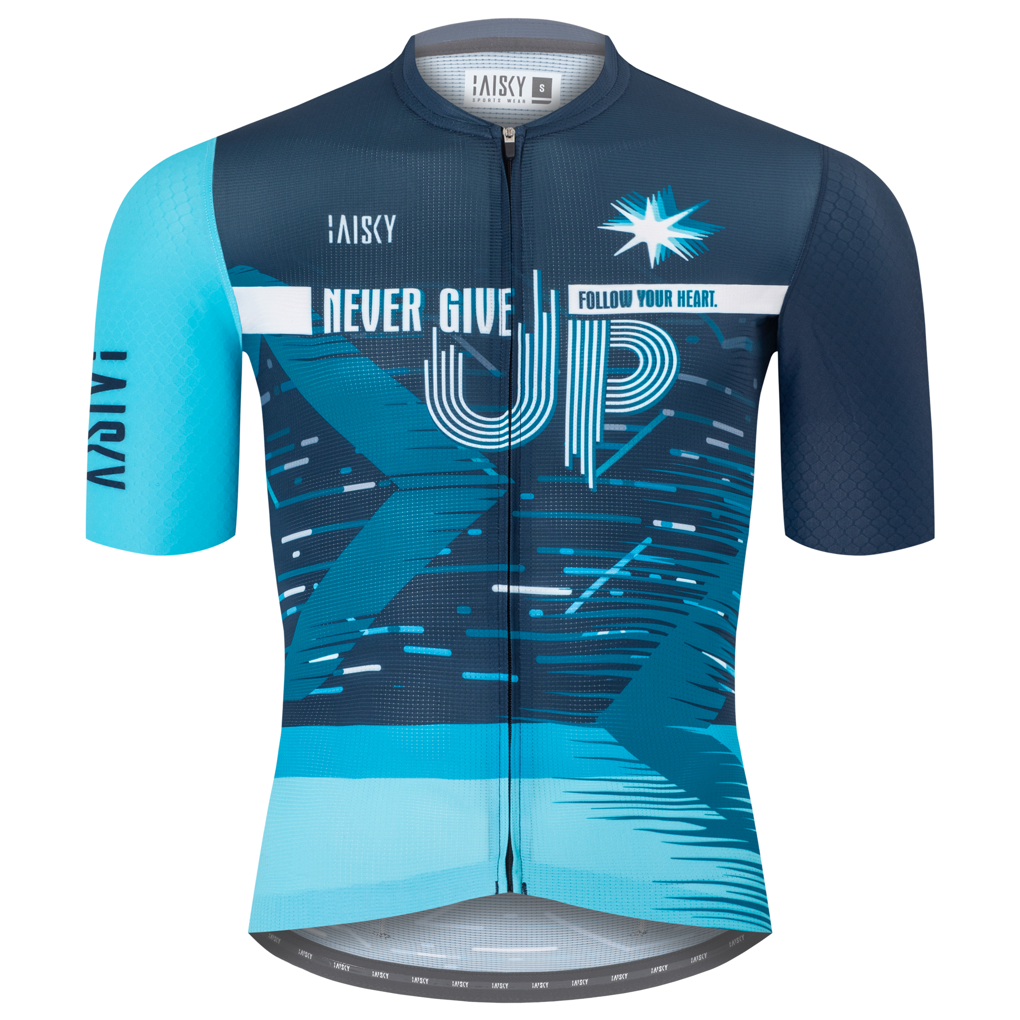 男款空力短車衣 初心 藍