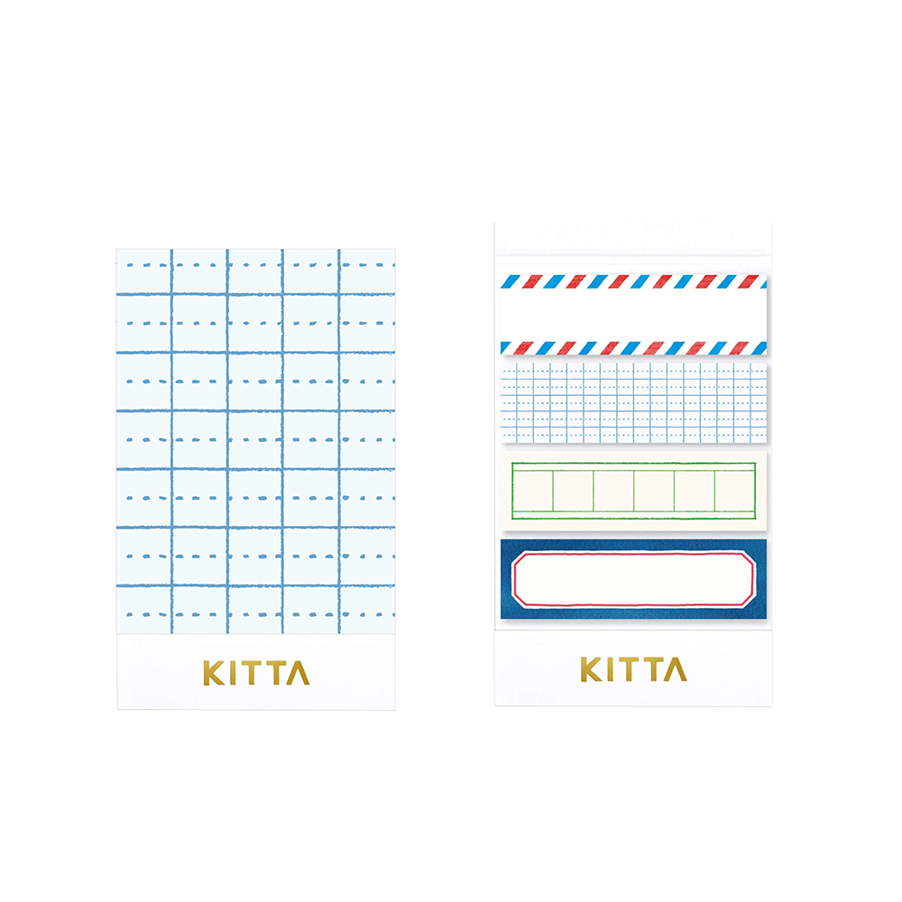 KING JIM ｜ KITTA 隨身攜帶和紙膠帶 復刻版 邊框款I
