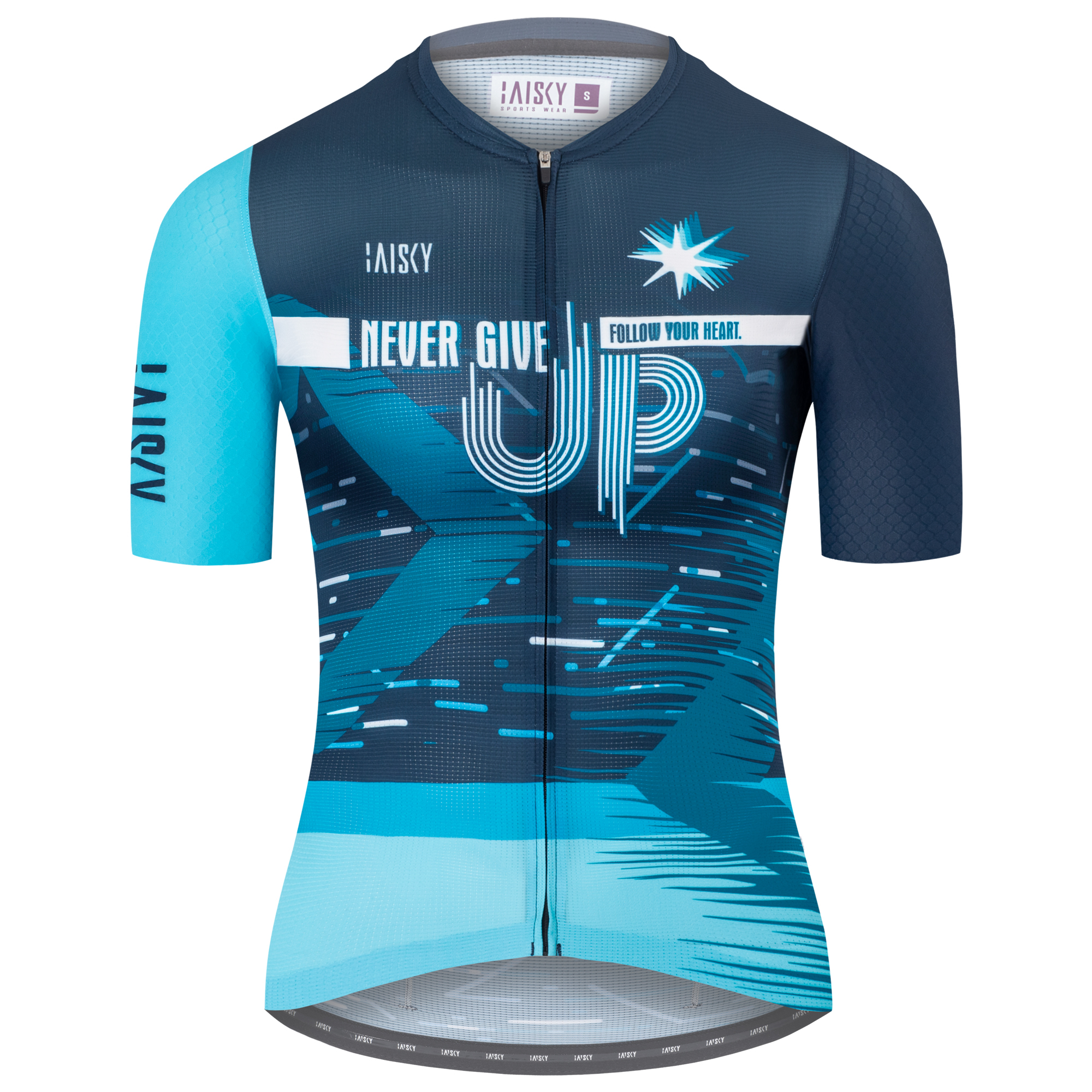 女款空力短車衣 初心 藍