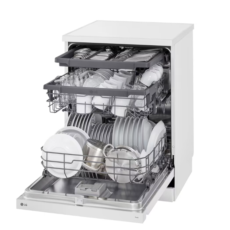 LG 樂金 14人份 QuadWash☆ Steam WIFI 四方洗蒸氣洗碗機(DFB533FW) 含安裝